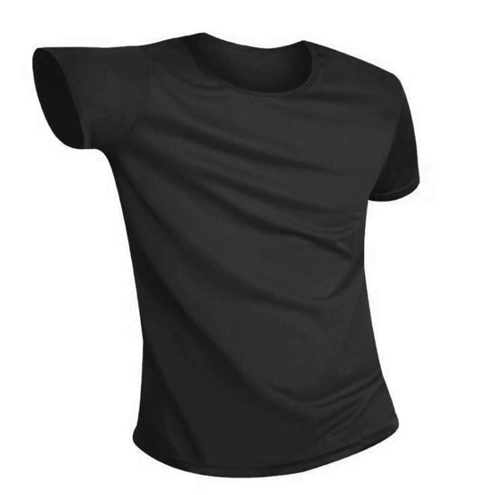 discountstore145 Men's T-Shirts, Anti-Dirty Waterproof Solid