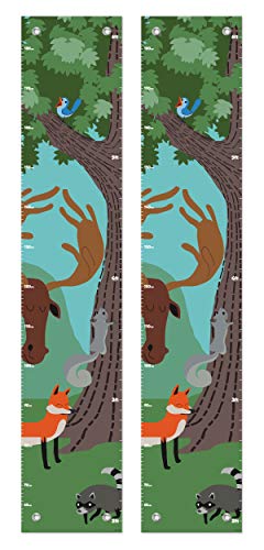 Woodland Creature Growth Chart Childrens Decor Cute Nursery Wall Decor