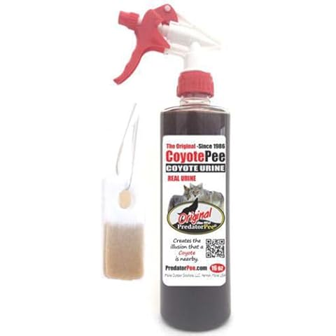 PredatorPee Original Coyote Urine 16oz Spray Bottle Combo with ScentTags Cover