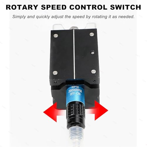 Rectificadora neumática de ranura de 30.000 rpm con manguera de aire de 4 pies y rueda de corte de 50 mm para carpintería de metal de precisión