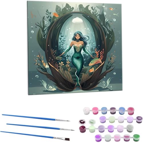 lP G Paint by Numbers hG Lbg l ʂ肦 lphGLoXNtg  LoXA[g uVƃANG̋, ItBX CeA rO, ւ̃Mtg 45x45cm (t[