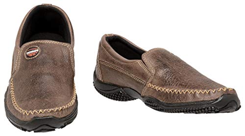 Sapato Mocassim Sapatilha Tênis Couro Masculino Marrom 16000 Cor:Marrom;Tamanho:42;
