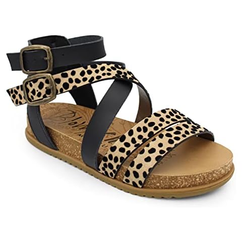 Blowfish Malibu Fandie Sandal in Leopard Print Cover