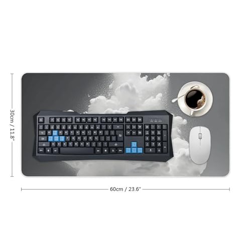 Protector de Escritorio A Cloud Floating 30x60cm Blanco miniatura 2