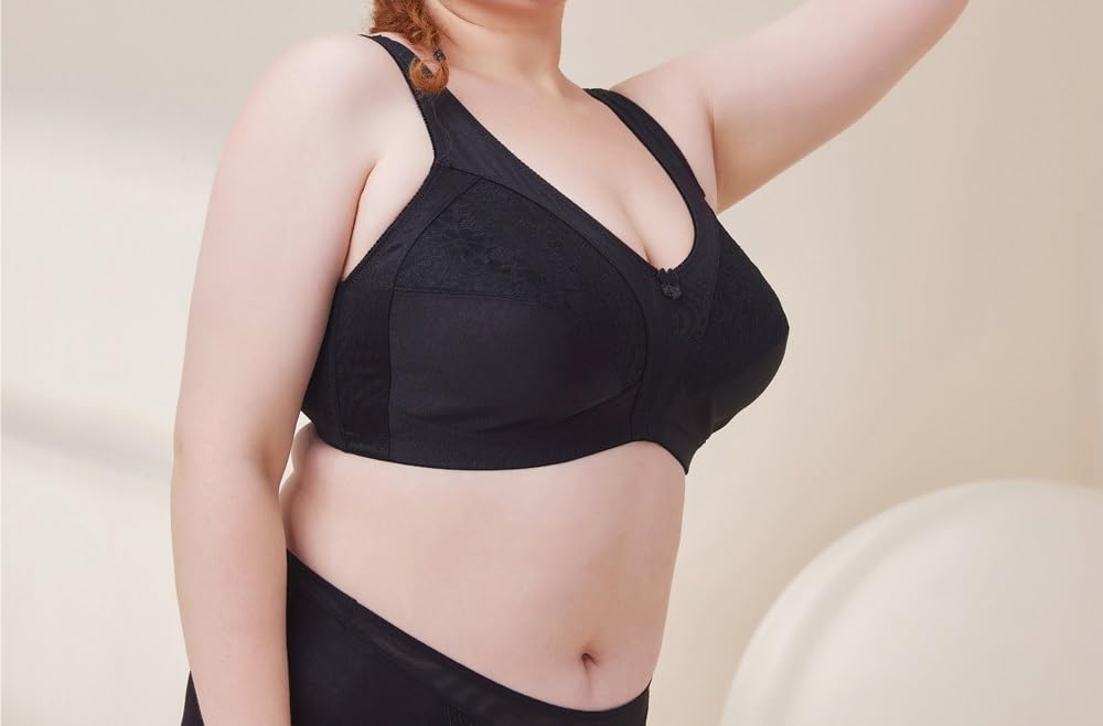 Missionary Brasier 2024 de talla grande, delgado, transpirable, copa grande, sin esponja, pecho grande para mujer, pequeño, brasier sin anillo de acero