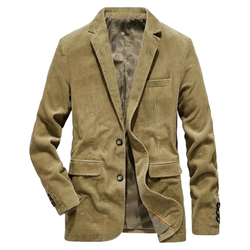 Blazer en velours côtelé homme manteau chaud pour l'hiver urbain