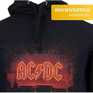 AC/DC Power Up Cover – Pull à capuche – Durable – T-shirt ACDC – T-shirt de fan – 80 % coton, 20 % polyester – Durable… – Image 7