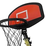 Cerceau de basket-ball pour trampoline universel: Le cerceau de trampoline de basket-ball convient à la fois aux poteaux incurvés et aux poteaux droits, comme les poteaux incurvés extérieurs, les poteaux incurvés intérieurs, sans espace entre le filet et le poteau, les poteaux droits et les poteaux intérieurs incurvés avec poteau droit.