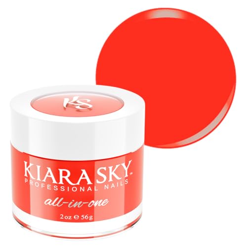 Kiara Sky All-In-One Acrylic Nail Powder | Multi-Use Dip & Acrylic Powder | Sculpting, Overlay & Dipping 2 oz, No Redgrets