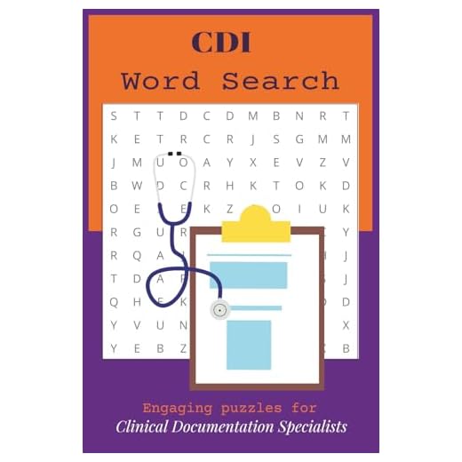 CDI Word Search: Engaging Puzzles for Clinical Documentation Specialists | 6x9 | 112 Pages | Solutions Included