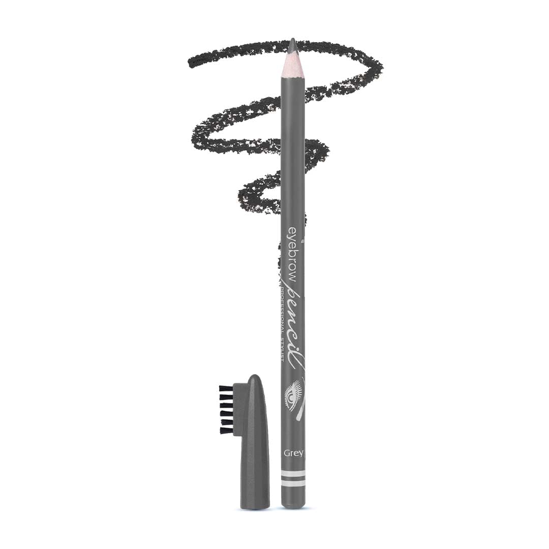 Glam21 Eyebrow Pencil Professional Stylist | Eyebrow Enhancer With Spoolie Brush| Highly-Pigmented | Smudge Proof &Transferproof | Long Lasting | Smooth Gliding - Grey, 1.2 gm-image-15