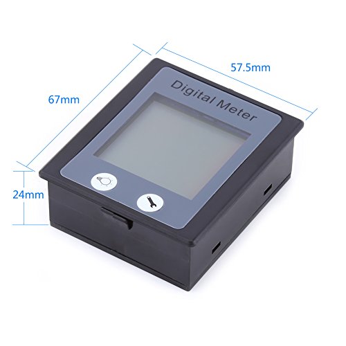 Image of AC Power Meter Digital Monitoring Multimeter Ammeter 100A 80-260V Voltmeter Energy Voltage Current Electrical Tester with CT