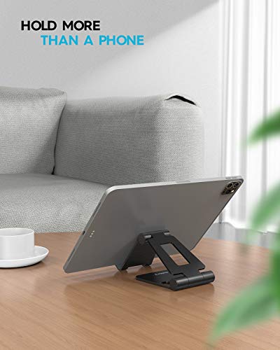 Nulaxy Foldable Tablet Phone Stand Compatible with Nintendo Switch Desk Holder for iPad Air Pro iPhone Xs/XR/XS Max/X 8 7 6 Plus, Samsung Galaxy Tab, Android Phones, Tablets E-Readers, Black - Image 4