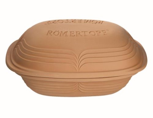 Römertopf Bräter Modern Look Keramik Tonbräter 4 Liter