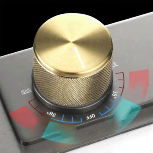 Image of Plumbspare Brass Waterfall Sink Replacement Knob, Square Punch Fitting, Brass Finish