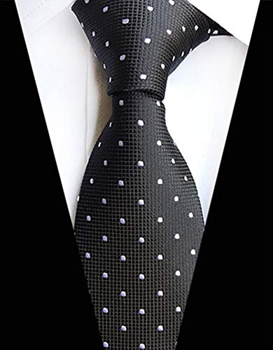Image of Men's Necktie Classic Silk Tie Woven Jacquard Neck Ties 9 PCS