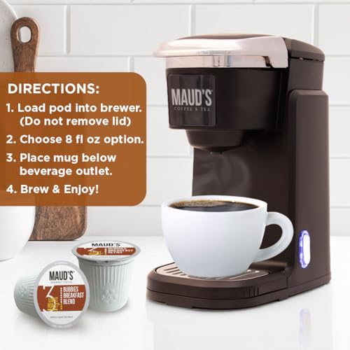 Image of Maud's Breakfast Blend Light Roast Coffee Pods, 100ct