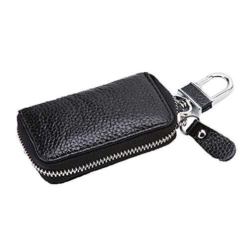 Preisvergleich Produktbild LKEEP Pu Leder Schlüsseletui Autoschlüssel Brieftasche Schlüsselbundhalter für Männer Frauen