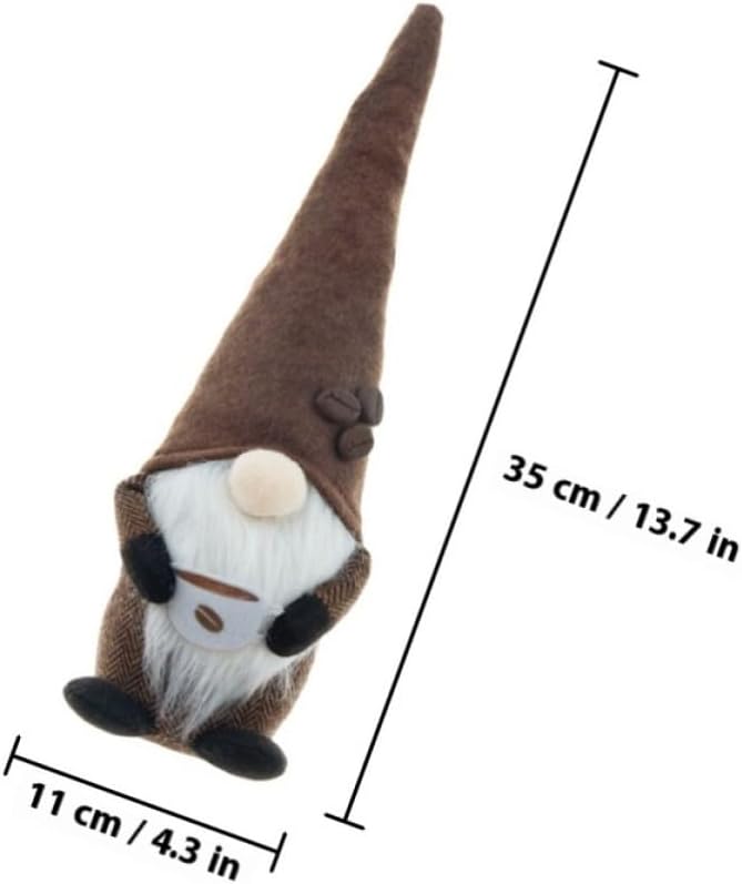 YARNOW Adorable Plush Gnome Doll Table Decoration for Holiday Season image 2
