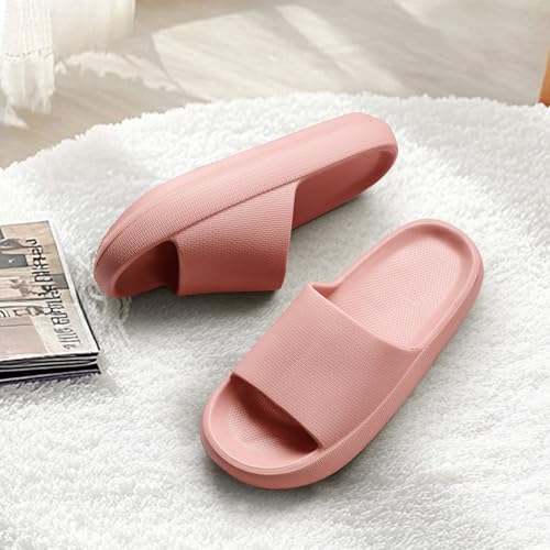 Pillow Slippers for Women and Men Bathroom Sandals Shower Slides Non Slip Quick Drying | Ultra Cushion | Thick Sole