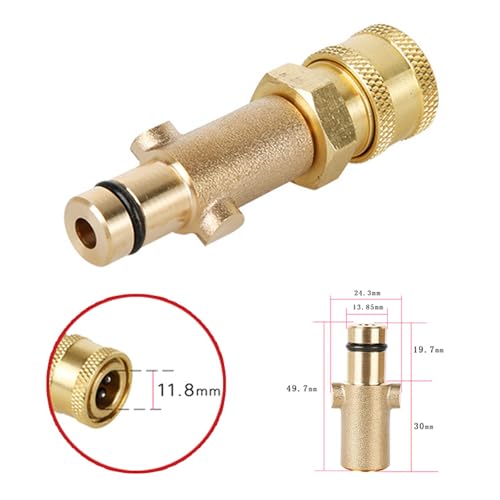 Adapter and Pressure Washer Copper Foam Cannon Bottle Connector Brass Female Adaptor of Snow Foam Lance Gun Pot for Nilfisk Gerni Series - Image 5