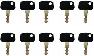 10 Piece PL501-68920 Ignition Key For Sakai Kubota Heavy Equipment Excavator Construction RTV500 ZD RTV900 B BX F GR T9 W9