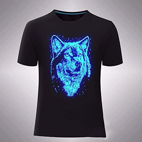 Image of Htv Vinyl Glow in Dark Heat Transfer Vinyl Roll Reflection HTV Vinyl Rolls 12 inch x5' Heat Vinyl Design for t Shirt, Iron-on Vinyl for Heat Press, Machine Silhouette Cameo(Glow Blue)