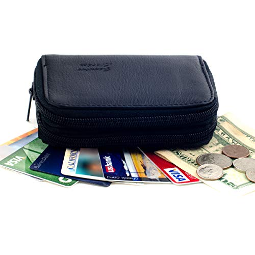 Goson Womens Leather Mini Wallet Credit Cards Cash Coin Holder2