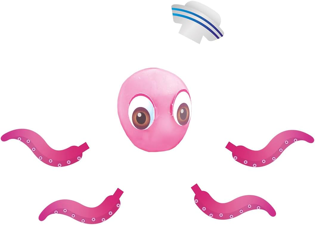 Jovi - Play&Fun Splash, Character Clay kit for Children, Includes Cutouts, 24 Non-Drying Clay Sticks and Tools to Create Aquatic Animals, DIY Art for Kids