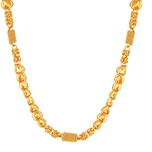 Stylish 1g Gold Stainless Steel Chain for Men