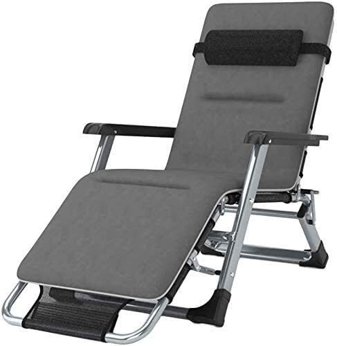 Chaise pliante réglable de jardin robuste idéale contre la fatigue