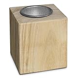 TIENDA EURASIA – Portavelas Natural, Decoración del Hogar (8 cm)