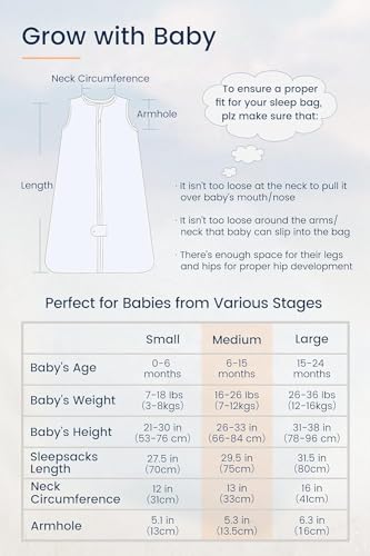 Image of TotAha Sleep Sack 6-12-15 Months 3-Pack,Stretchy,Buttery Soft Swaddle Transition Sleeping Bag,Light Baby Wearable Blanket with 2-Way Safe Zippers for Boys and Girls, 0.5 TOG