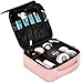 Produktbild Kosmetiktasche Portable Reise Make Up Tasche,Professionelle MakeUp Organizer Tasche Schmink Aufbewahrung Kosmetische Box Wasserdicht Artist Schminktasche Make-up Train Case mit Einstellbaren Teiler