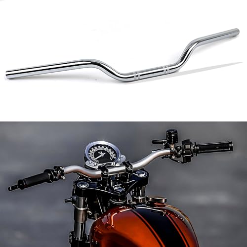DREAMIZER 1 inch Motorcycle Handlebars Universal 25mm Handlebars Motorcycle Bars for Bobber Cafe Race Dirt Bike and More