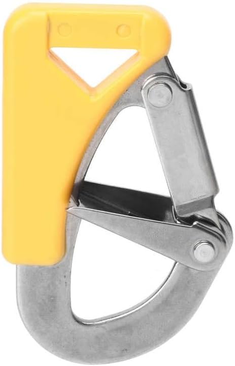 [Motorcycle Parts] Locking Snap Hook Wear Resistant High Safety Anti Corrosion Stainless Steel ABS Spring Snap Hook Clip for Connecting for Hiking [Easy to Replace]