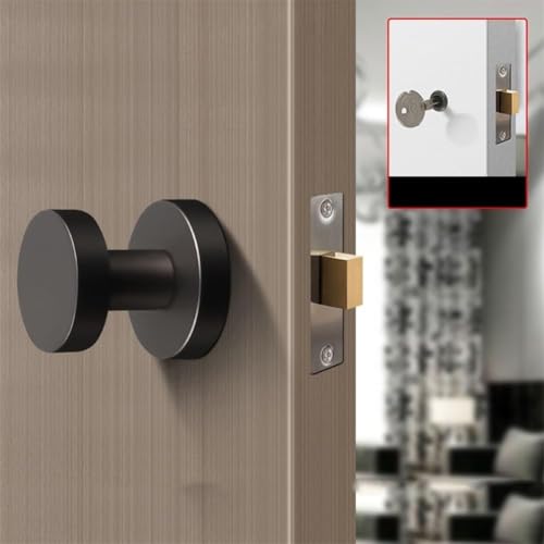 Verrou de porte invisible pour chambre et porte murale design - 2