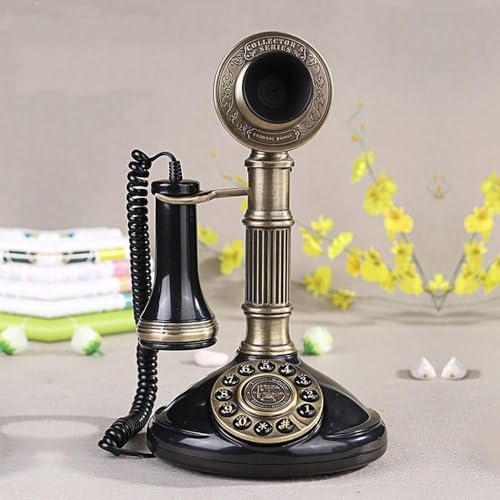 Teléfono Antiguo de Pila 1897 Estilo Retro Decorativo miniatura 4
