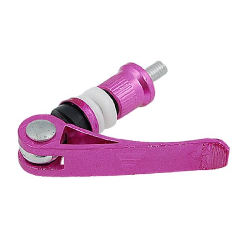 Aexit Magenta Alloy Bike Locks Plated Bike Seat Quick Release U-Locks Binder Bolt