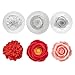xolear 3 Pezzi Stampi per Candele Fiori, 3D Rose Stampi Peonia Garofano Silicone per Candele, DIY Stampo Silicone per Regali Artigianali Fai da Te, Cioccolato, Sapone, Ice Cube, Torte immagine
