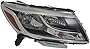 Compatible with Nissan Pathfinder Headlight Lamp 2013 2014 2015 2016 Halogen Black Trim Passenger Right Side