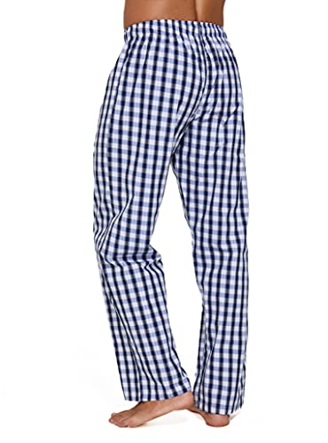 Cyz Mens 100% Cotton Pajama Pants Sleep Lounge Pajamas For Men Woven Pj Pants #TOP2