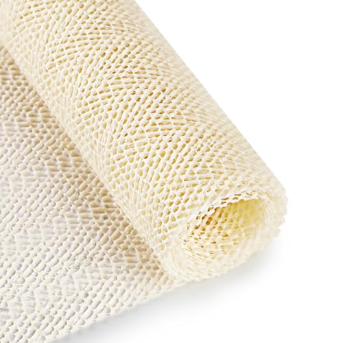 LOOFORE 120X180 cm Anti Slip Rug Underlay, Cuttable PVC Rug Gripper Antislip Matting, Multipurpose Anti Slip Mat Antislippery Mat Underlay Liner