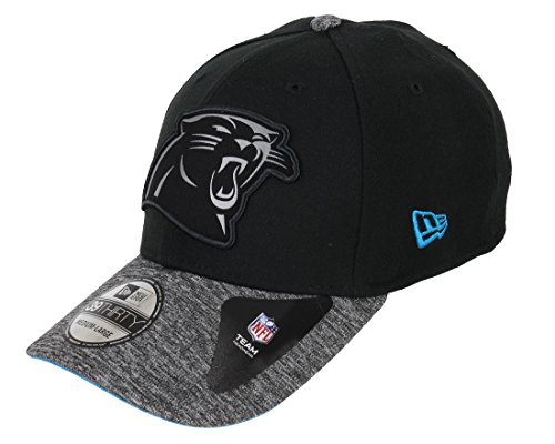 New Era - Carolina Panthers - 39thirty Cap - Nfl Grey Collection - Black / Grey, Schwarz/Grau, S-M (6 3/8 - 7 1/4)