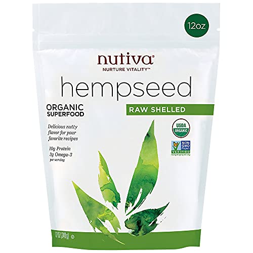 Nutiva Organic Hempseed, Raw Shelled, 12 Ounce