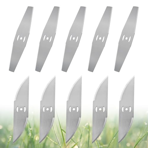 eupdd 16 Pièces Lames Coupe Herbe: Lames Métalliques pour Coupe Bordure, Coupe Bordure Lame De Rechange, Lame De Rechange Métal, Accessoires Robustes pour...