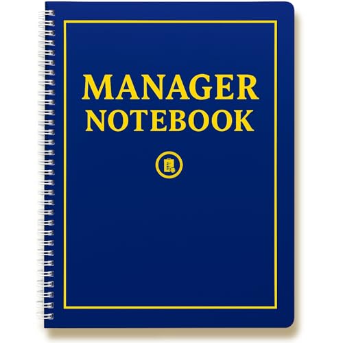 Manager’s 90-Day Planning Journal by Field Equipt – Professional Project Organizer for Work with Daily Activity Logs & Goal Setting – Durable, Spill-Proof Cover for Office & Field Management