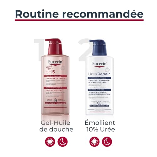 Huile De Douche Ph5 Peau Sèche & Sensible Eucerin Le Flacon De 400ml - vue 7