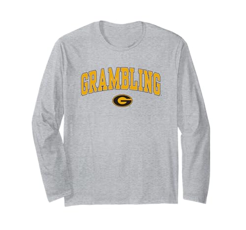 Grambling Tigers Arch Over Logo Officially Licensed Long Sleeve T-Shirt
