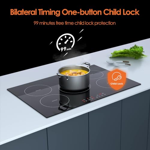 Davivy NK-0627 30 Inch 5 Burner Induction Cooktop,5 Burners Built-In Induction Cooktop,Induction Stove Top thumb #1